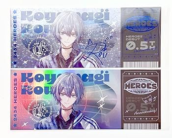 【本日限定価格】にじさんじ ホログラムチケット風カード 小柳ロウ 20点 Amazon.co.jp: にじさん チケット風カード 小柳ロウ 箔押し